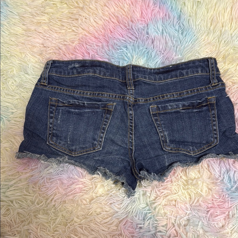 Denim Short Shorts - Picture 2 of 2